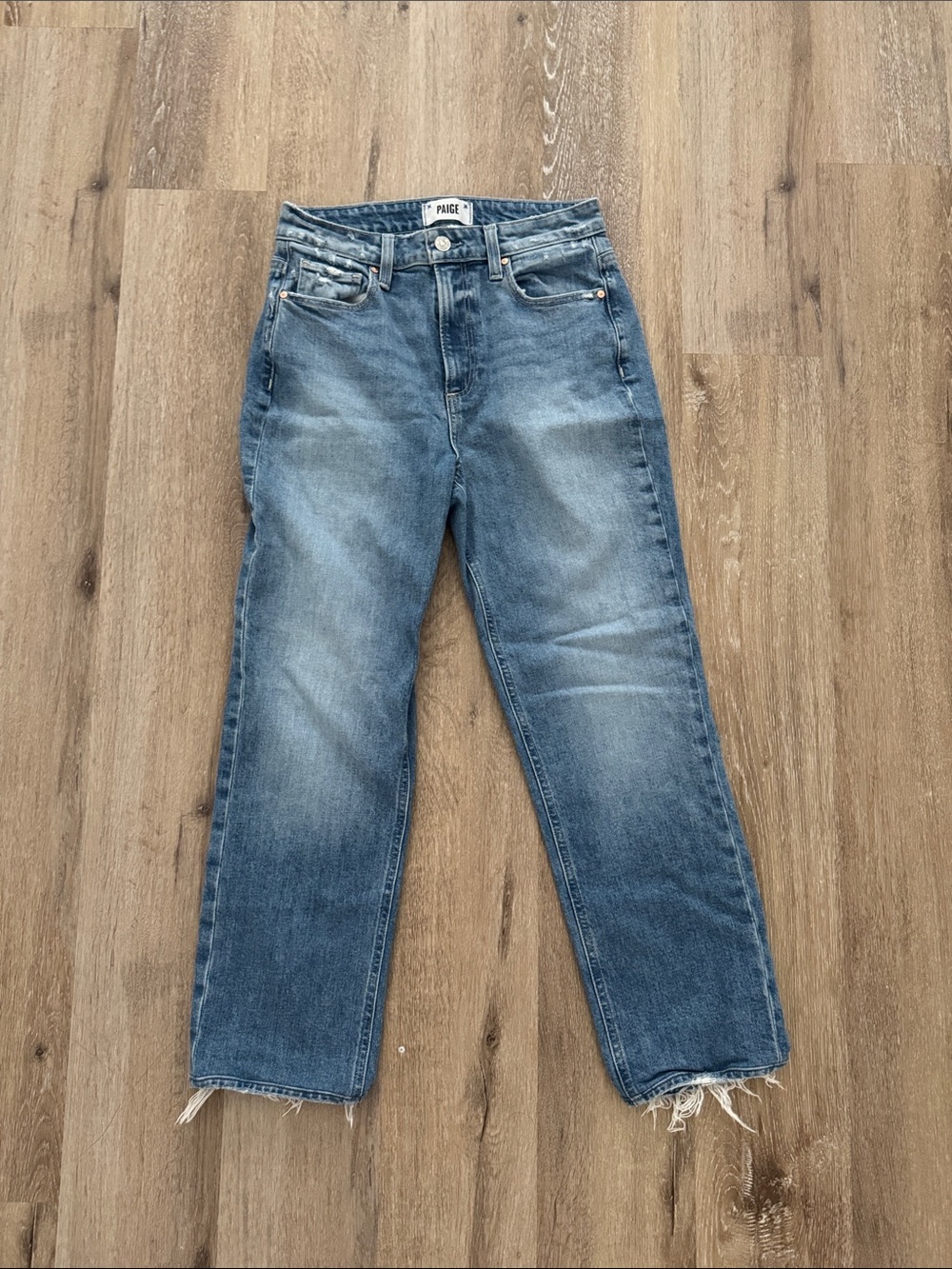 PAIGE Straight Leg Jeans